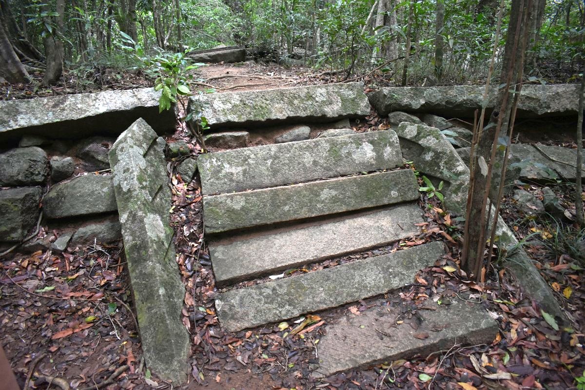 Sunken stairs