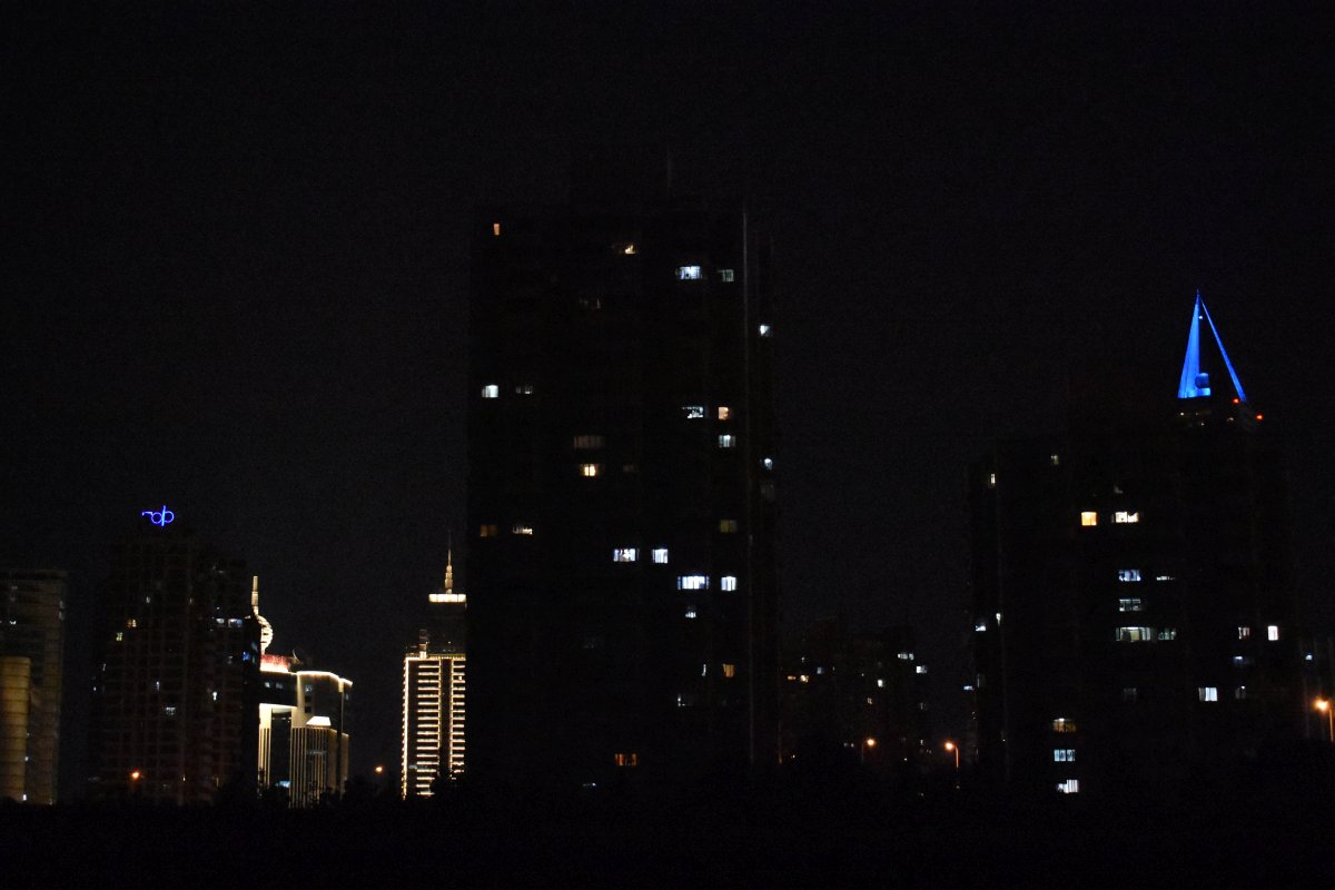 view from our apartment in Shanghai