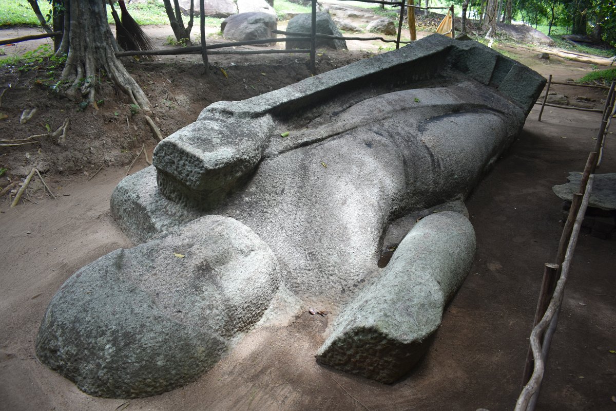 Unfinished Buddha statue
